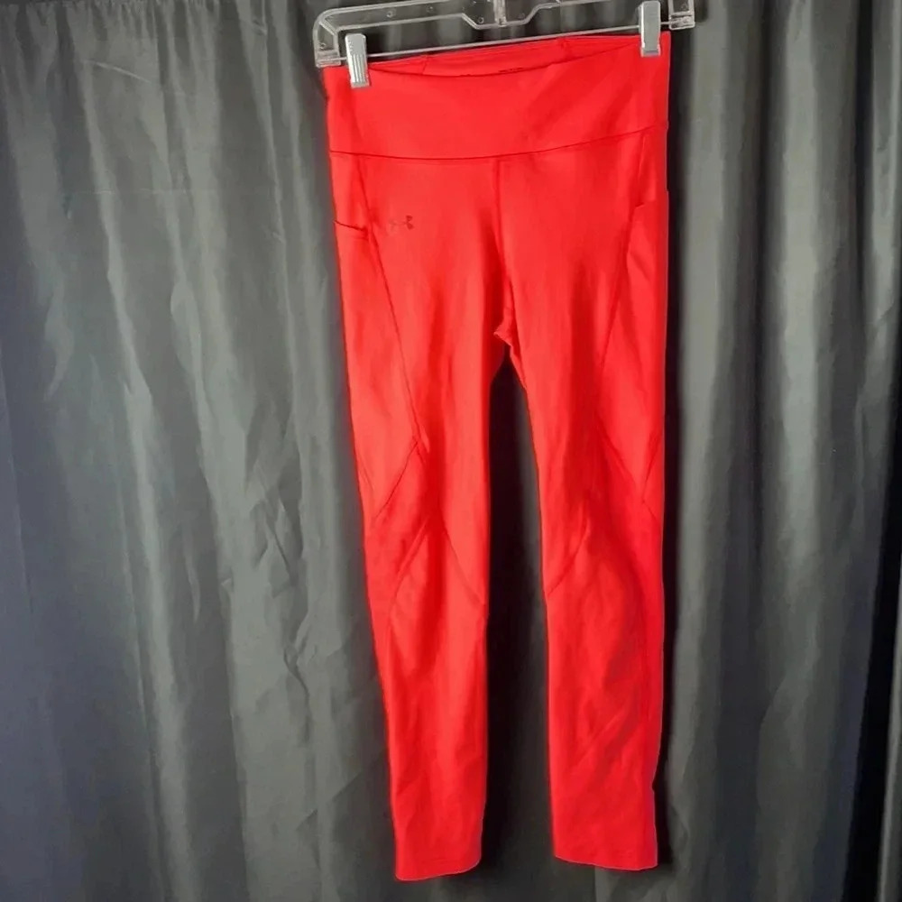 23 Neon Pink Under Armor Leggings S